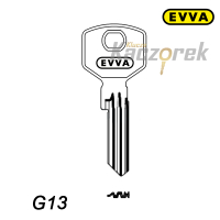 Mieszkaniowy 223 - klucz surowy - EVVA G13